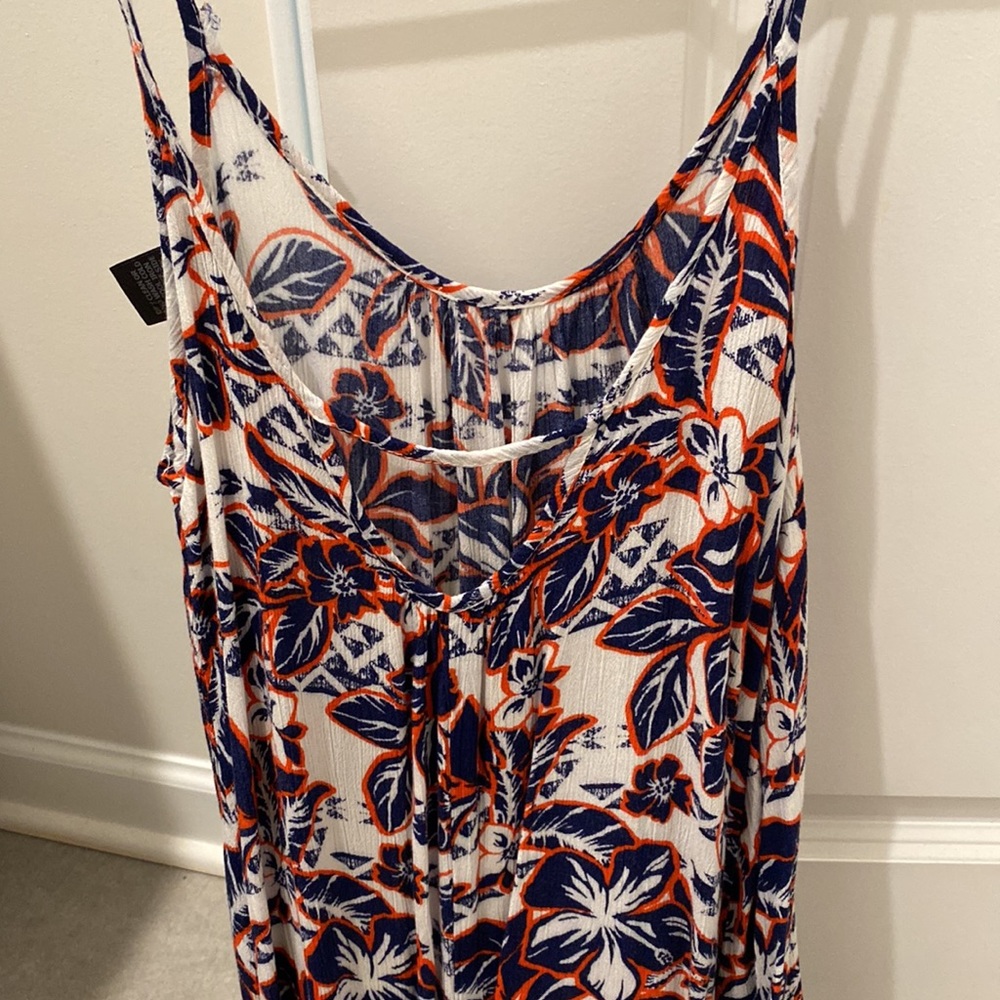 AQUA floral Maxi dress - Picture 4 of 6